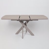 Кухонный стол Мамадома Leonel-130 раздвижной 130-165х85 (бежевый камень-hpl/капучино) - Превью изображения №21 — Интернет-магазин ПроЗаказ