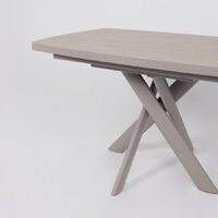 Кухонный стол Мамадома Leonel-130 раздвижной 130-165х85 (бежевый камень-hpl/капучино) - Превью изображения №13 — Интернет-магазин ПроЗаказ