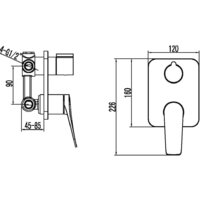 Смеситель без скрытого механизма Lemark Bronx LM3727BL - Превью изображения №2 — Интернет-магазин ПроЗаказ