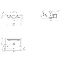  Cersanit Тумба с умывальником Lara 60 + Como 63414 + S-UM-COM60/1-w - Превью изображения №4 — Интернет-магазин ПроЗаказ