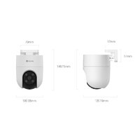 IP-камера Ezviz H8c 2K (4 мм) - Превью изображения №2 — Интернет-магазин ПроЗаказ