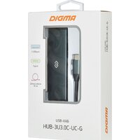 USB-хаб Digma HUB-3U3.0С-UC-G - Превью изображения №6 — Интернет-магазин ПроЗаказ