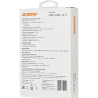 USB-хаб Digma HUB-3U3.0С-UC-G - Превью изображения №7 — Интернет-магазин ПроЗаказ