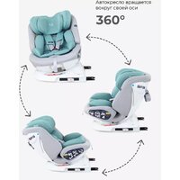 Детское автокресло Rant Nitro Isofix UB619 (серый/мятный) - Превью изображения №5 — Интернет-магазин ПроЗаказ