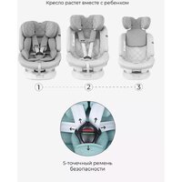 Детское автокресло Rant Nitro Isofix UB619 (серый/мятный) - Превью изображения №4 — Интернет-магазин ПроЗаказ