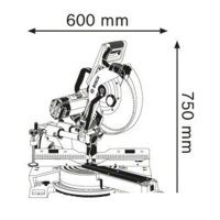 Торцовочная пила Bosch GCM 12 SDE Professional [0601B23100] - Превью изображения №5 — Интернет-магазин ПроЗаказ
