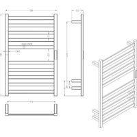 Полотенцесушитель Roxen Plaza 11040-5079GM - Превью изображения №10 — Интернет-магазин ПроЗаказ