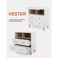 Детский комод Rant Vester 115 (cloud white) - Превью изображения №10 — Интернет-магазин ПроЗаказ