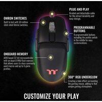 Игровая мышь Thermaltake Argent M5 Wireless RGB - Превью изображения №4 — Интернет-магазин ПроЗаказ