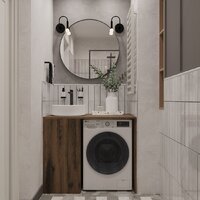 ЗОВ Тумба под умывальник Стамбул 100 S100LAW0LAWWMD (аттик)