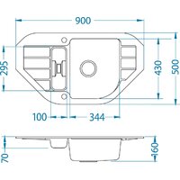Кухонная мойка Alveus Niagara 60 1126011 - Превью изображения №2 — Интернет-магазин ПроЗаказ