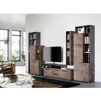 Шкаф распашной Мебельград Глазго (таксония/металл бруклин) - Превью изображения №3 — Интернет-магазин ПроЗаказ