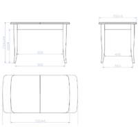 Кухонный стол Мебель-класс Виртус (белый) - Превью изображения №2 — Интернет-магазин ПроЗаказ