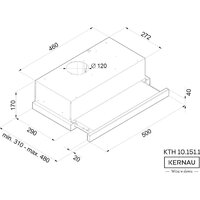 Кухонная вытяжка Kernau KTH 10.151.1 B - Превью изображения №2 — Интернет-магазин ПроЗаказ