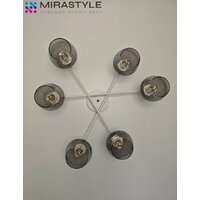 Припотолочная люстра Mirastyle MD-8124/6 WH+CR - Превью изображения №13 — Интернет-магазин ПроЗаказ