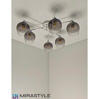 Припотолочная люстра Mirastyle MD-8124/6 WH+CR - Превью изображения №9 — Интернет-магазин ПроЗаказ