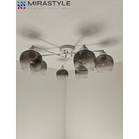 Припотолочная люстра Mirastyle MD-8124/6 WH+CR - Превью изображения №12 — Интернет-магазин ПроЗаказ