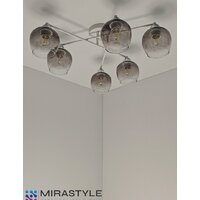 Припотолочная люстра Mirastyle MD-8124/6 WH+CR - Превью изображения №4 — Интернет-магазин ПроЗаказ