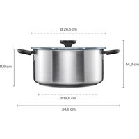 Кастрюля Fiskars Functional Form 1072317 - Превью изображения №3 — Интернет-магазин ПроЗаказ