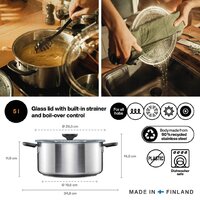 Кастрюля Fiskars Functional Form 1072317 - Превью изображения №5 — Интернет-магазин ПроЗаказ