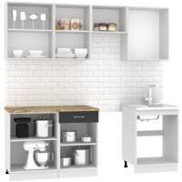 Готовая кухня Mio Tesoro Экстра-лайт 2.2 (антрацит/мадрид) - Превью изображения №2 — Интернет-магазин ПроЗаказ