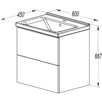  Акватон Тумба с умывальником Амели 60 1A2627K0AEE20 (белый) - Превью изображения №4 — Интернет-магазин ПроЗаказ