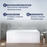 Ванна Lauter Versailles 150x75 21070050 (с ножками, лицевым и торцевым экранами) - Превью изображения №4 — Интернет-магазин ПроЗаказ