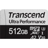 Карта памяти Transcend microSDXC 340S 512GB (с адаптером) - Превью изображения №2 — Интернет-магазин ПроЗаказ