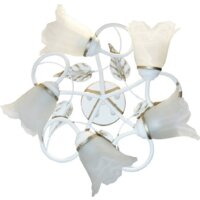 Припотолочная люстра Элетех Бонни 151 НПБ 01-5х60-153 Е14 1005404782 (белый/золото) - Превью изображения №5 — Интернет-магазин ПроЗаказ