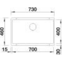 Кухонная мойка Blanco Subline 700-U 527173 (мягкий белый) - Превью изображения №5 — Интернет-магазин ПроЗаказ