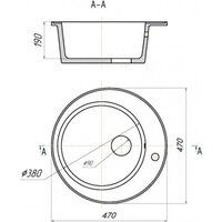 Кухонная мойка Saniteco Nova (бежевый) - Превью изображения №10 — Интернет-магазин ПроЗаказ