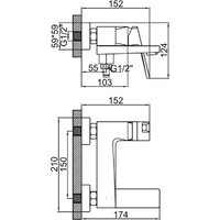Смеситель Ledeme L3192D - Превью изображения №2 — Интернет-магазин ПроЗаказ