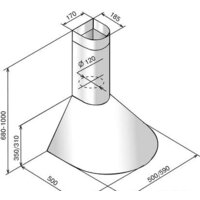 Кухонная вытяжка Elikor Эпсилон 60П-430-П3Л (молоко/золото) - Превью изображения №2 — Интернет-магазин ПроЗаказ