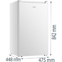 Однокамерный холодильник Gorenje RB39EPW4 - Превью изображения №4 — Интернет-магазин ПроЗаказ