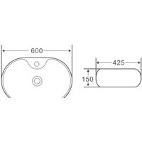 Умывальник BelBagno BB1151 - Превью изображения №3 — Интернет-магазин ПроЗаказ