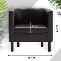 Интерьерное кресло Mio Tesoro Агата 351 (коричневый 87) - Превью изображения №3 — Интернет-магазин ПроЗаказ