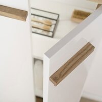  Lauter Шкаф-полупенал Навесной Adri (белый глянец) - Превью изображения №3 — Интернет-магазин ПроЗаказ