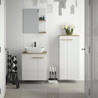  Lauter Шкаф-полупенал Навесной Adri (белый глянец) - Превью изображения №2 — Интернет-магазин ПроЗаказ