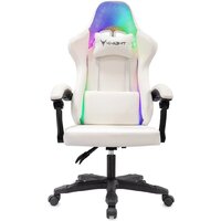 Игровое (геймерское) кресло Knight Wolf RGB (белый) - Превью изображения №2 — Интернет-магазин ПроЗаказ