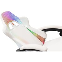 Игровое (геймерское) кресло Knight Wolf RGB (белый) - Превью изображения №8 — Интернет-магазин ПроЗаказ