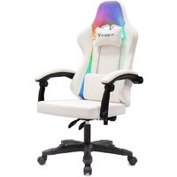 Игровое (геймерское) кресло Knight Wolf RGB (белый) - Превью изображения №3 — Интернет-магазин ПроЗаказ