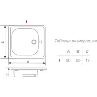 Кухонная мойка Antika Antika 50x50 51101 (белая орхидея) - Превью изображения №2 — Интернет-магазин ПроЗаказ