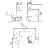 Гигиенический душ Ledeme L5398-5 - Превью изображения №2 — Интернет-магазин ПроЗаказ