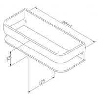  AM.PM Полка Sensation A3034800 - Превью изображения №3 — Интернет-магазин ПроЗаказ