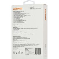 USB-хаб Digma HUB-4U2.0-UC-DS - Превью изображения №7 — Интернет-магазин ПроЗаказ