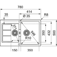 Кухонная мойка Franke Sirius 2.0 S2D 651-78 Tectonite 143.0628.386 (серый) - Превью изображения №2 — Интернет-магазин ПроЗаказ