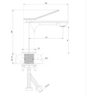 Смеситель Lauter Allure 21CK618QP - Превью изображения №2 — Интернет-магазин ПроЗаказ