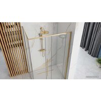 Душевой уголок Rea Solar 100x80 (золото/прозрачное стекло) - Превью изображения №3 — Интернет-магазин ПроЗаказ
