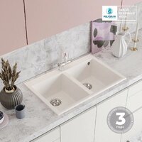 Кухонная мойка Polygran Brig 790 (белый хлопок) - Превью изображения №7 — Интернет-магазин ПроЗаказ