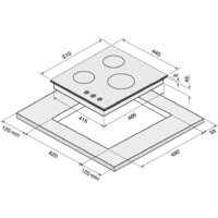Варочная панель Krona Hagel 45 BL W - Превью изображения №10 — Интернет-магазин ПроЗаказ